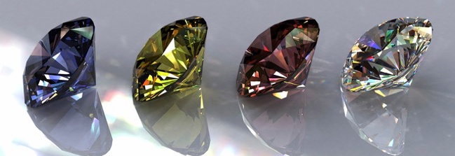 Colored diamonds Image